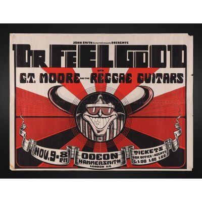Lot # 481. Odeon Hammersmith London Concert Poster, 1975 ### DR. FEELGOOD