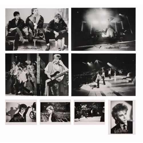 Lot # 482. The Denis O'Regan Collection: Nick Rhodes, Simon Le Bon, Roger Taylor, and John Taylor-Autographed 1984 Prints and Collection of Careless Memories Photobook Pages ### DURAN DURAN