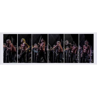 Lot # 511. Iggy Pop No Values Festival Performance Montage Print by Dean Karr, 2024 ### IGGY POP