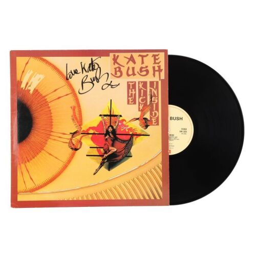 Lot # 534. Kate Bush-Autographed The Kick Inside Vinyl Album ### KATE BUSH