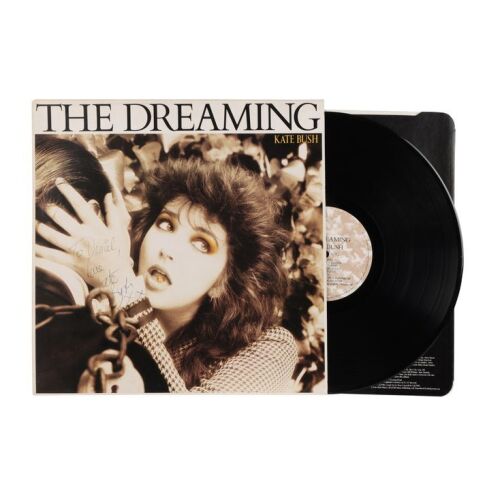 Lot # 536. Kate Bush-Autographed The Dreaming LP ### KATE BUSH