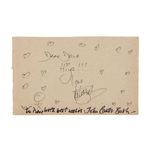 Lot # 540. Kate Bush-Autographed Page ### KATE BUSH