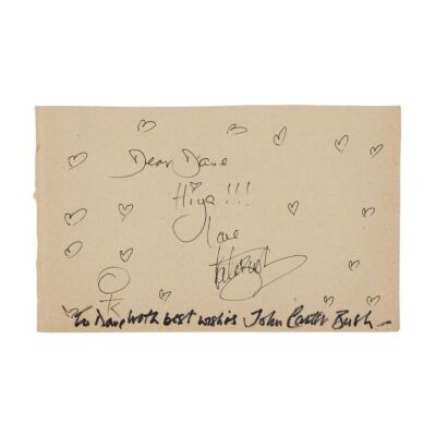 Lot # 540. Kate Bush-Autographed Page ### KATE BUSH