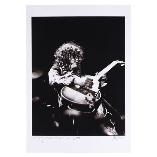 Lot # 553. The Rockarchive Collection: Limited Edition Jimmy Page Print by Jill Furmanovsky, Earls Court, 1975 ### LED ZEPPELIN
