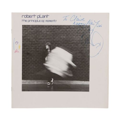 Lot # 558. Robert Plant-Autographed The Principal Of Moments Tour Programme ### ROBERT PLANT