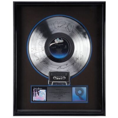 Lot # 561. Vernon Reid, Corey Glover and Will Calhoun-Autographed Vivid Platinum Disc Award Presented to John Lassman ### LIVING COLOUR
