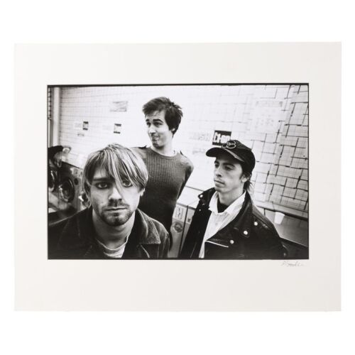 Lot # 586. The Rockarchive Collection: Mounted Vintage Silver Gelatin Print by Martyn Goodacre, Shepherd's Bush, 1990 ### NIRVANA