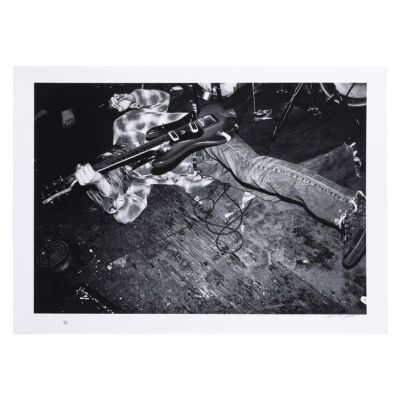 Lot # 588. The Rockarchive Collection: Limited Edition Kurt Cobain Print by Steve Double, Pyramid Club, New York, 1990 ### NIRVANA