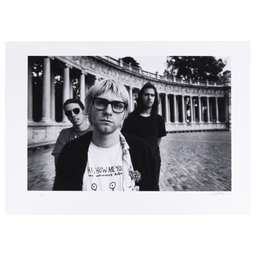 Lot # 590. The Rockarchive Collection: Limited Edition Parque El Retiro Print by Steve Double, Madrid, 1992 ### NIRVANA