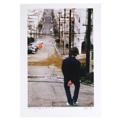 Lot # 614. The Rockarchive Collection: Limited Edition Liam Gallagher Walking Print by Jill Furmanovsky, San Francisco, 1995 ### OASIS