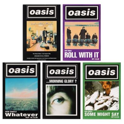 Lot # 622. Group of Five Promotional Posters, 1994-1995 ### OASIS