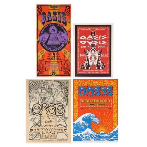 Lot # 623. Gem Archer-Autographed Limited Edition Print and Three Limited Edition Prints by Sleeba, 1996-2005 ### OASIS