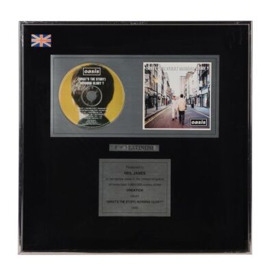Lot # 629. (What's The Story) Morning Glory? 6x Platinum Disc Award ### OASIS