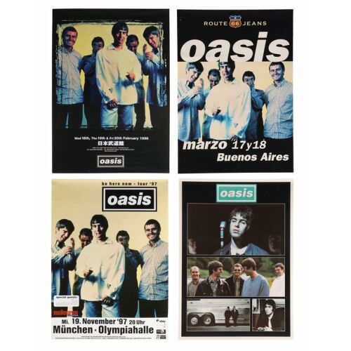 Lot # 637. Three Be Here Now Tour Posters and Commercial Poster, 1997-1998 ### OASIS