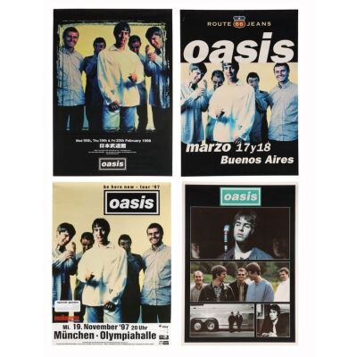 Lot # 637. Three Be Here Now Tour Posters and Commercial Poster, 1997-1998 ### OASIS