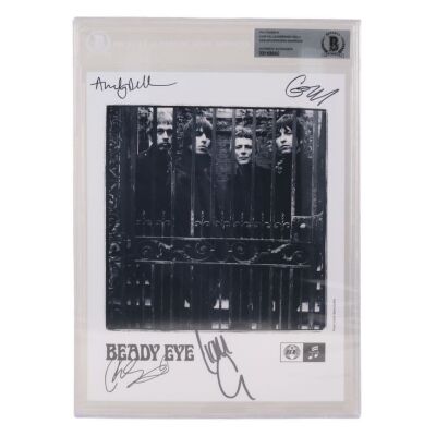 Lot # 642. Liam Gallagher, Andy Bell, Gem Archer and Chris Sharrock-Autographed Promotional Photo ### BEADY EYE