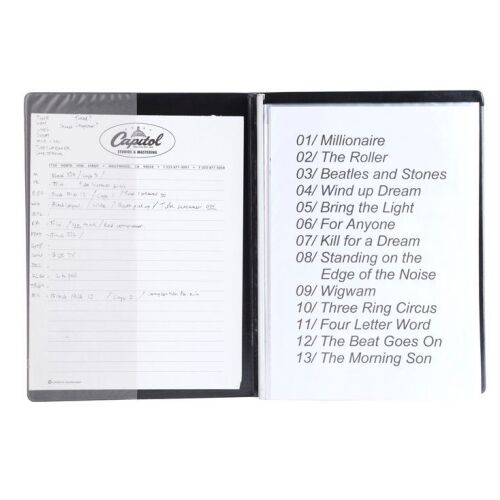 Lot # 643. Andy Bell's Beady Eye First Album Tour Rehearsal Folder ### BEADY EYE