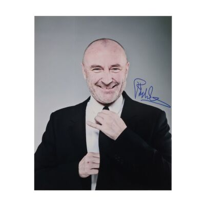 Lot # 648. Phil Collins-Autographed Photograph ### PHIL COLLINS