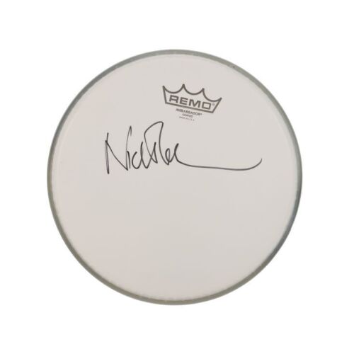Lot # 659. Nick Mason-Autographed Drum Skin ### PINK FLOYD