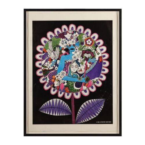 Lot # 660. Paula Webb Stainton&rsquo;s Pink Floyd - Their Mortal Remains Collection: Flower Power Love 1967 by Ivan Ripley ### PINK FLOYD