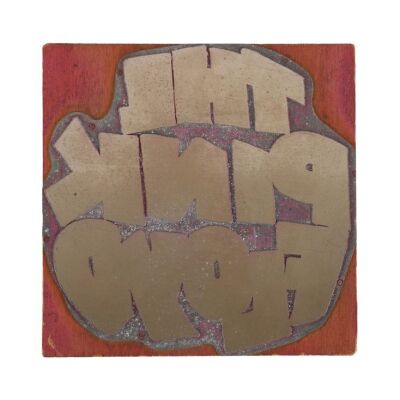 Lot # 668. "The Pink Floyd" Poster Printing Block, c. 1967 ### PINK FLOYD
