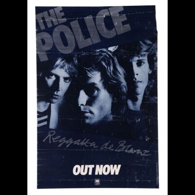 Lot # 670. Reggatta De Blanc A&M Promo Poster, 1979 ### POLICE, THE