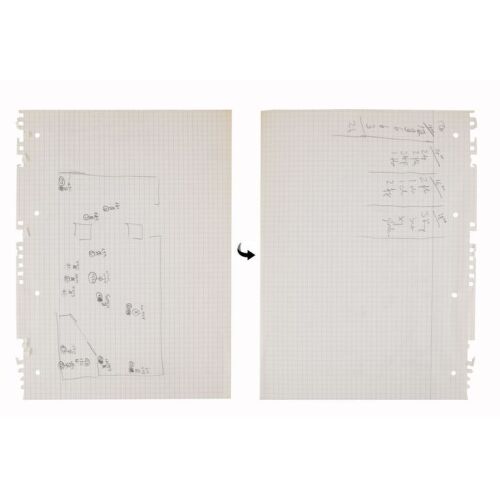 Lot # 720. The Reinhold Mack Collection: Freddie Mercury Hand-Drawn Microphone Layout Diagram and Notes ### FREDDIE MERCURY
