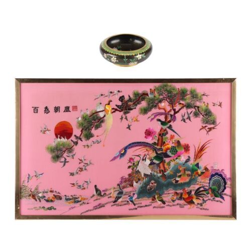 Lot # 728. Freddie Mercury Owned Japanese Silk Panel and Bowl ### QUEEN