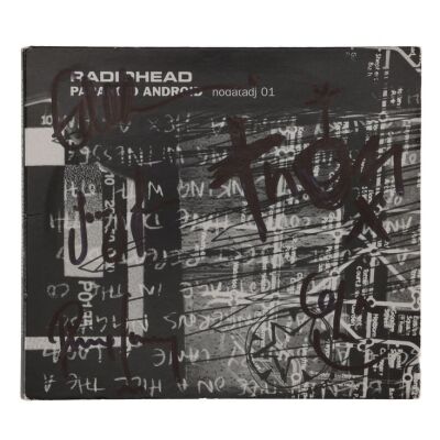 Lot # 741. Thom Yorke, Jonny Greenwood, Colin Greenwood, Philip Selway and Ed O'Brien-Autographed Paranoid Android CD ### RADIOHEAD