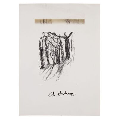 Lot # 742. Amnesiac Album Design Print with Thom Yorke Hand-Annotation ### RADIOHEAD
