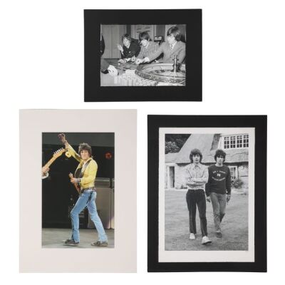 Lot # 752. Set of Three Prints: Couple of Stones, Roulette Table, Ronnie Wood at Fenway Park ### ROLLING STONES, THE
