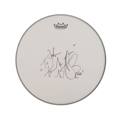 Lot # 755. Charlie Watts-Autographed Drum Skin ### ROLLING STONES, THE