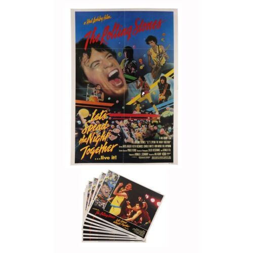 Lot # 756. US One-Sheet, US Lobby Cards and Video Poster for Let's Spend the Night Together, 1981 ### ROLLING STONES, THE
