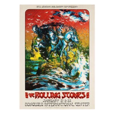 Lot # 757. Honolulu International Center Concert Poster, 1973 ### ROLLING STONES, THE