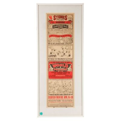 Lot # 760. Planet Hollywood Collection: Framed World Premiere Poster ### LADIES AND GENTLEMEN: THE ROLLING STONES (1973)