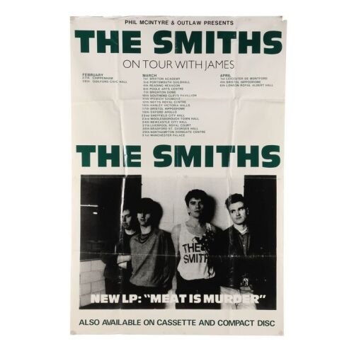 Lot # 773. "Meat Is Murder" Tour Poster ### SMITHS, THE