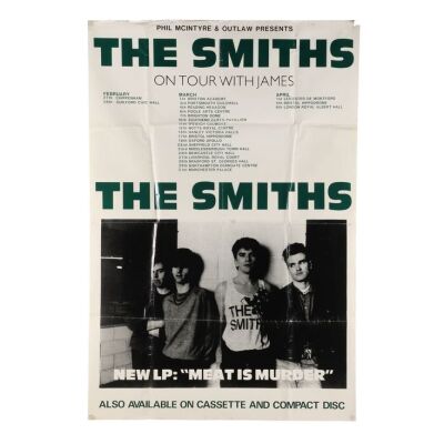 Lot # 773. "Meat Is Murder" Tour Poster ### SMITHS, THE