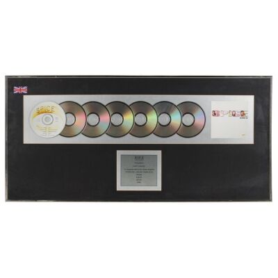 Lot # 775. Spice Multi-CD Award Presented to Judd Lander ### SPICE GIRLS