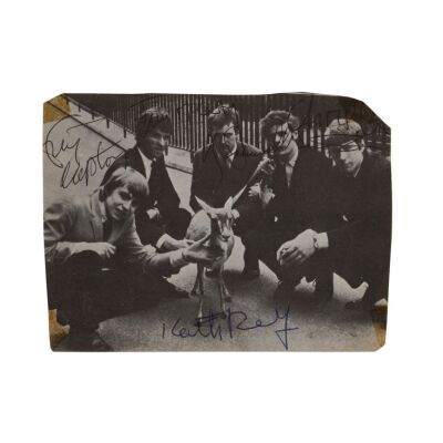 Lot # 811. Eric Clapton, Jim McCarty, Paul Samwell-Smith, Keith Relf and Chris Dreja-Autographed Photo ### YARDBIRDS, THE