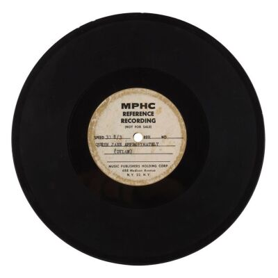 Lot # 439. &ldquo;Queen Jane Approximately" Acetate ### BOB DYLAN