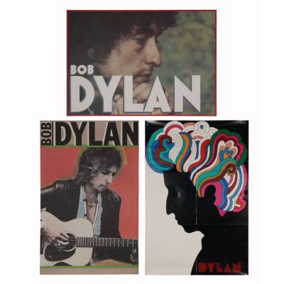 Lot # 440. Three Bob Dylan Posters ### BOB DYLAN
