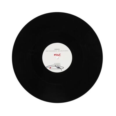 Lot # 495. &lsquo;Music to Be Murdered By&rsquo; Test Pressing Autographed by Eminem ### EMINEM