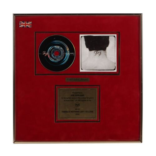 Lot # 500. There&rsquo;s Nothing Left To Lose Gold Disc Award ### FOO FIGHTERS