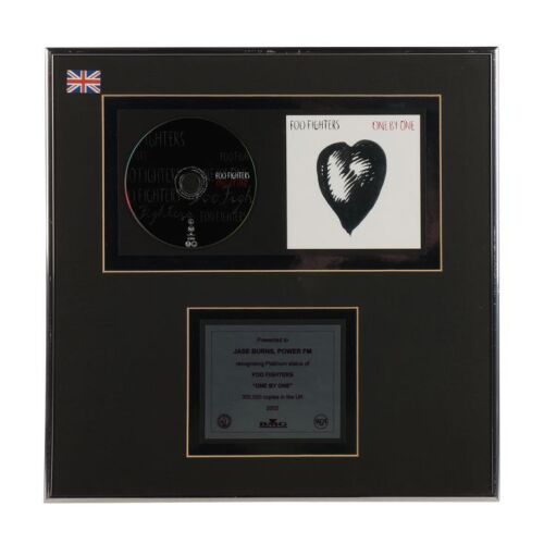 Lot # 501. One By One Platinum Disc Award ### FOO FIGHTERS