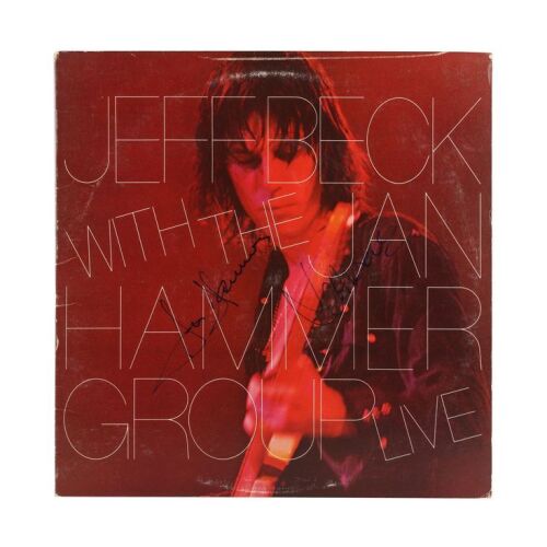 Lot # 514. Jeff Beck-Autographed Album Cover ### JEFF BECK