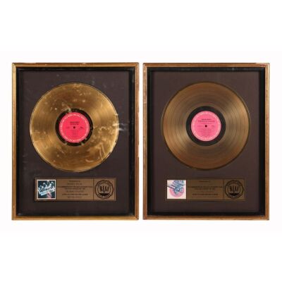 Lot # 528. Pair of British Steel and Screaming For Vengeance Gold Disc Awards Presented to Michael Dolan ### JUDAS PRIEST