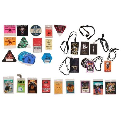 Lot # 545. Collection of Backstage Passes And Crew Stickers ### KISS/DEF LEPPARD/IRON MAIDEN