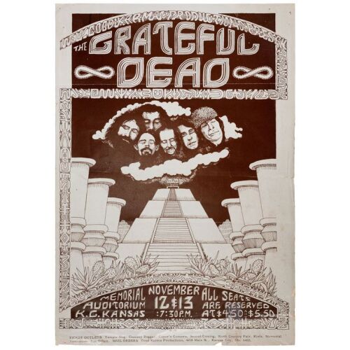 Lot # 504. Grateful Dead Memorial Auditorium Poster, circa 1970 ### GRATEFUL DEAD