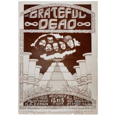 Lot # 504. Grateful Dead Memorial Auditorium Poster, circa 1970 ### GRATEFUL DEAD