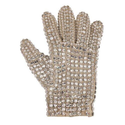 Lot # 140. Michael Jackson's Victory Tour Stage-Worn Custom-Made Bill Whitten Studded Crystal Glove ### MICHAEL JACKSON